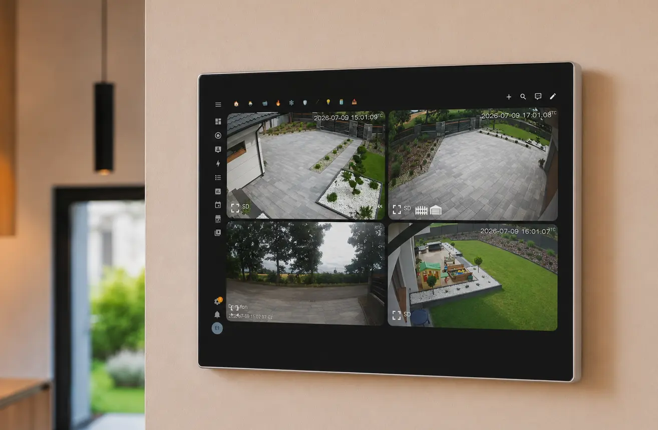 Wallpanel S10 jako panel ścienny Home Assistant w realnej instalacji