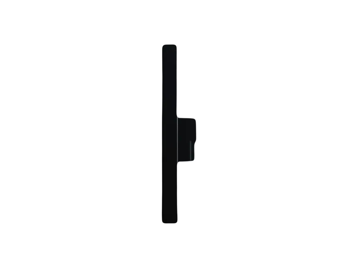 Side detail of Wallpanel S8 showing the enclosure depth